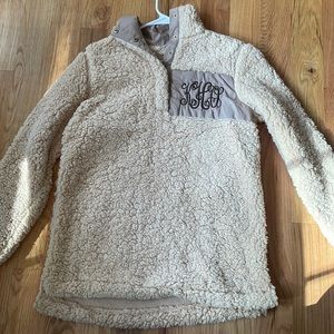 Sherpa Pullover- KHO Monogram